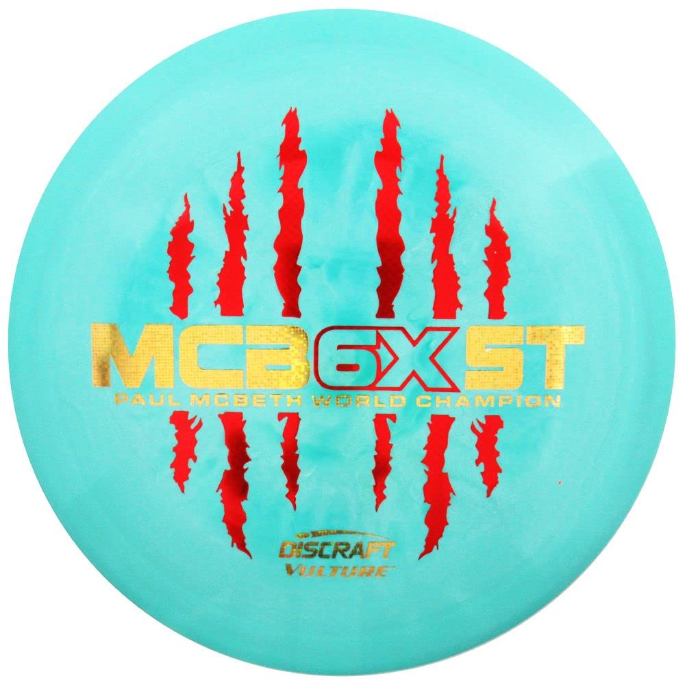 Discraft Limited Edition Paul McBeth 6X Commemorative McBeast Stamp Vulture Distance Driver Golf Disc - Colors Will Vary