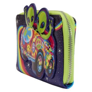 Loungefly Lisa Frank Cosmic Alien Ride Zip Around Wallet