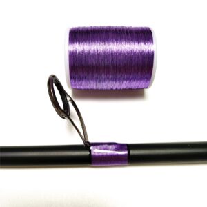 (8pcs*240yd) Kalavarma 240 Yards/Spool 220M Metallic Wrapping Thread for Fishing Rod Guide 8 Colors