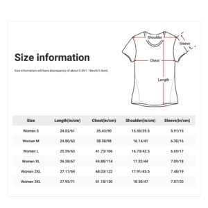 Custom T Shirts for Women, Personalized Tshirts Design Your Own Image Text T-Shirt Cotton Tee Front/Back Print Father Gifts