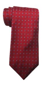 brooks brothers made in new york red basketweave tie