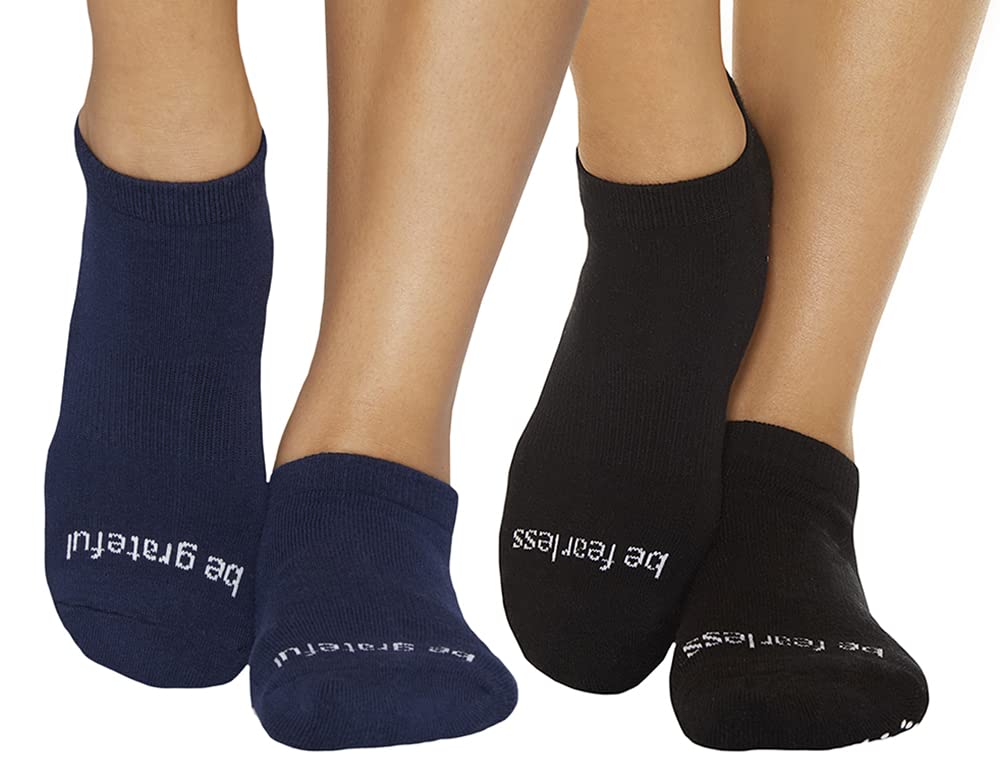 Be Grateful/Be Fearless 2 Pack Grip Socks