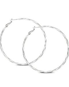 large hoop earrings for women girls 925 silver lightweight serenity: sparkle and style for women and girls"