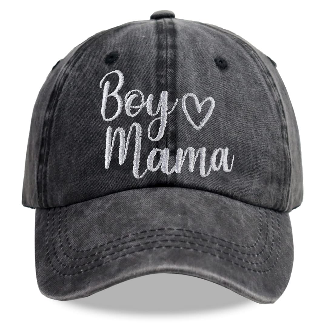 New Mom Gifts for Women, Cool Boy Mama Hat, Mothers Day & Birthday Gifts for Mom Mommy, Adjustable Embroidered Cotton Dad Baseball Caps