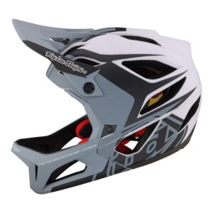 troy lee designs stage valance mips mtb bicycle helmet gray xs/sm