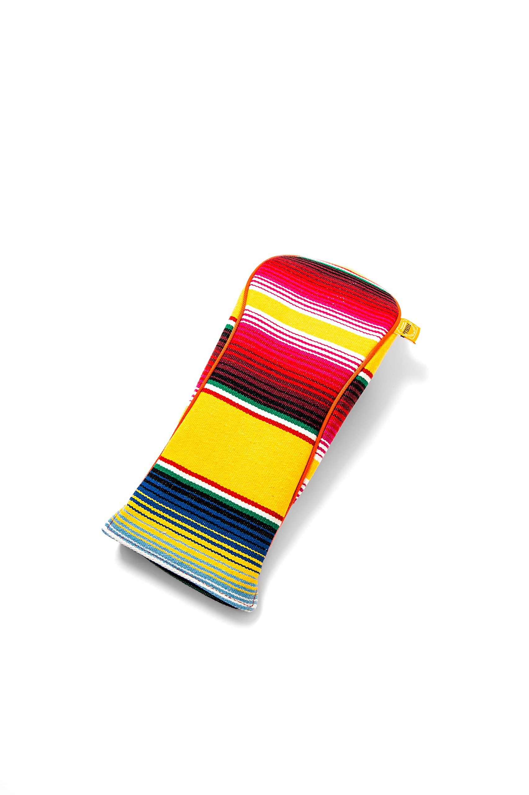 Puebla Serape Driver Cover - Yellow