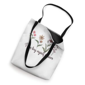 I Can Buy Myself Flowers Retro Valentine Tote Bag