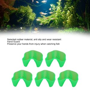 SUNGOOYUE Fish Catching HandGuard Tool, 5Pcs Rubber Anti Slip Fish Catcher Fish Catching Gloves Fishing Supplies Diving Gloves Diving Suits