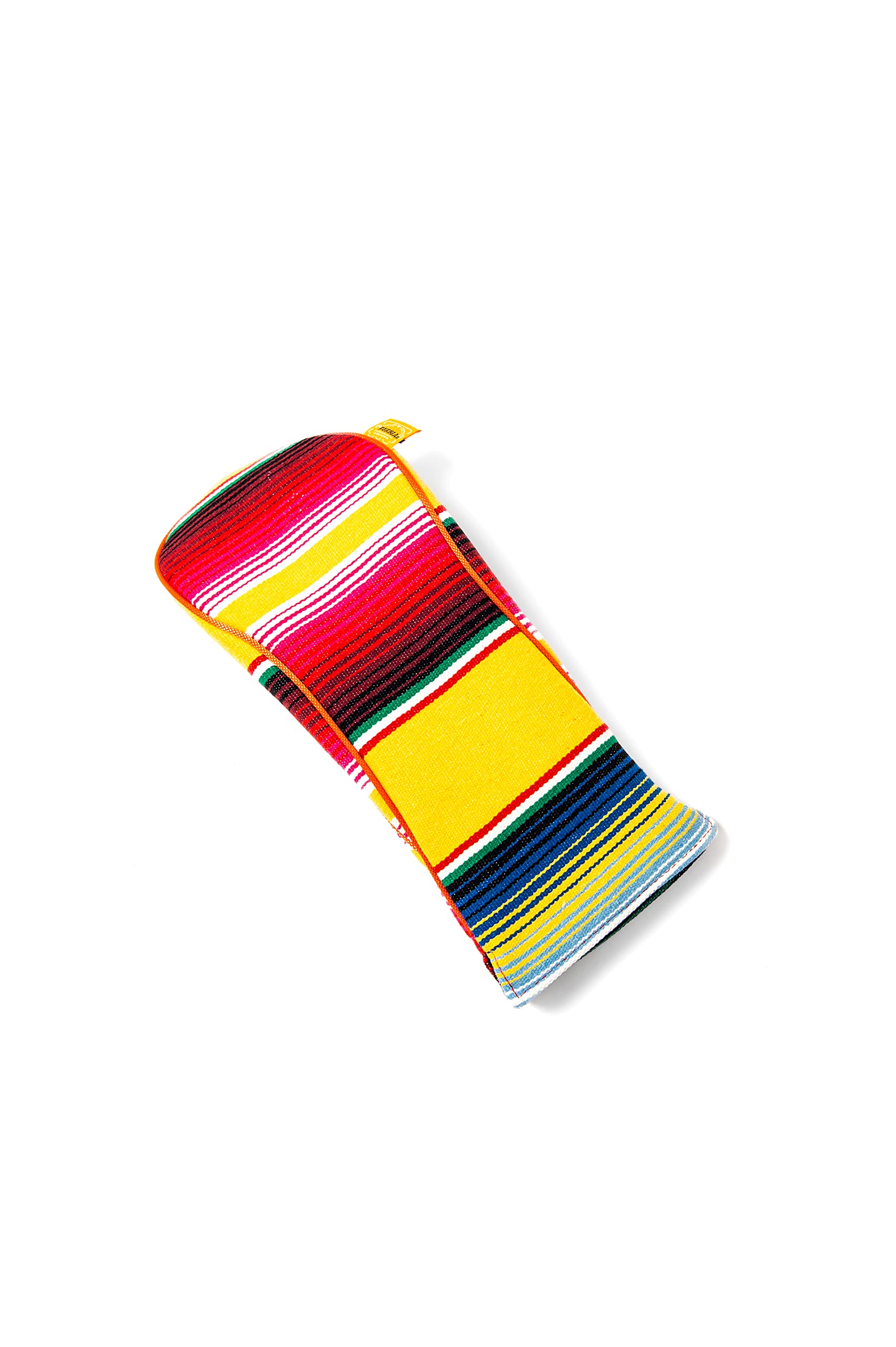 Puebla Serape Driver Cover - Yellow