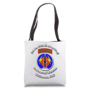 3/84th FA w Pershing - Badenerhof Kaserne & Heilbronn print Tote Bag