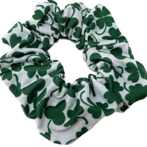 Shimmer Anna Shine St. Patricks Day Headbands and Scrunchie for Women and Girls (St Patricks Green Clover Shamrock)