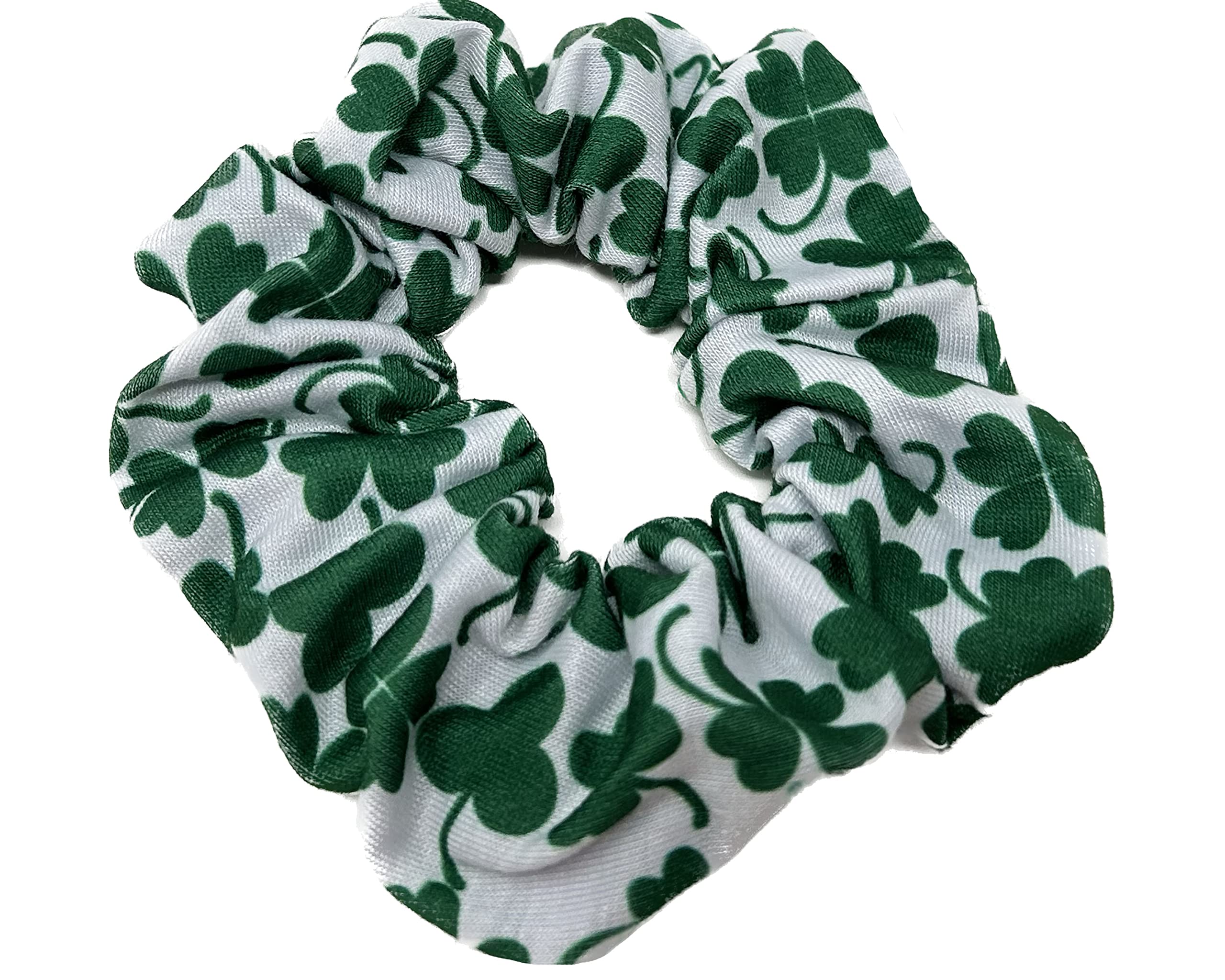 Shimmer Anna Shine St. Patricks Day Headbands and Scrunchie for Women and Girls (St Patricks Green Clover Shamrock)