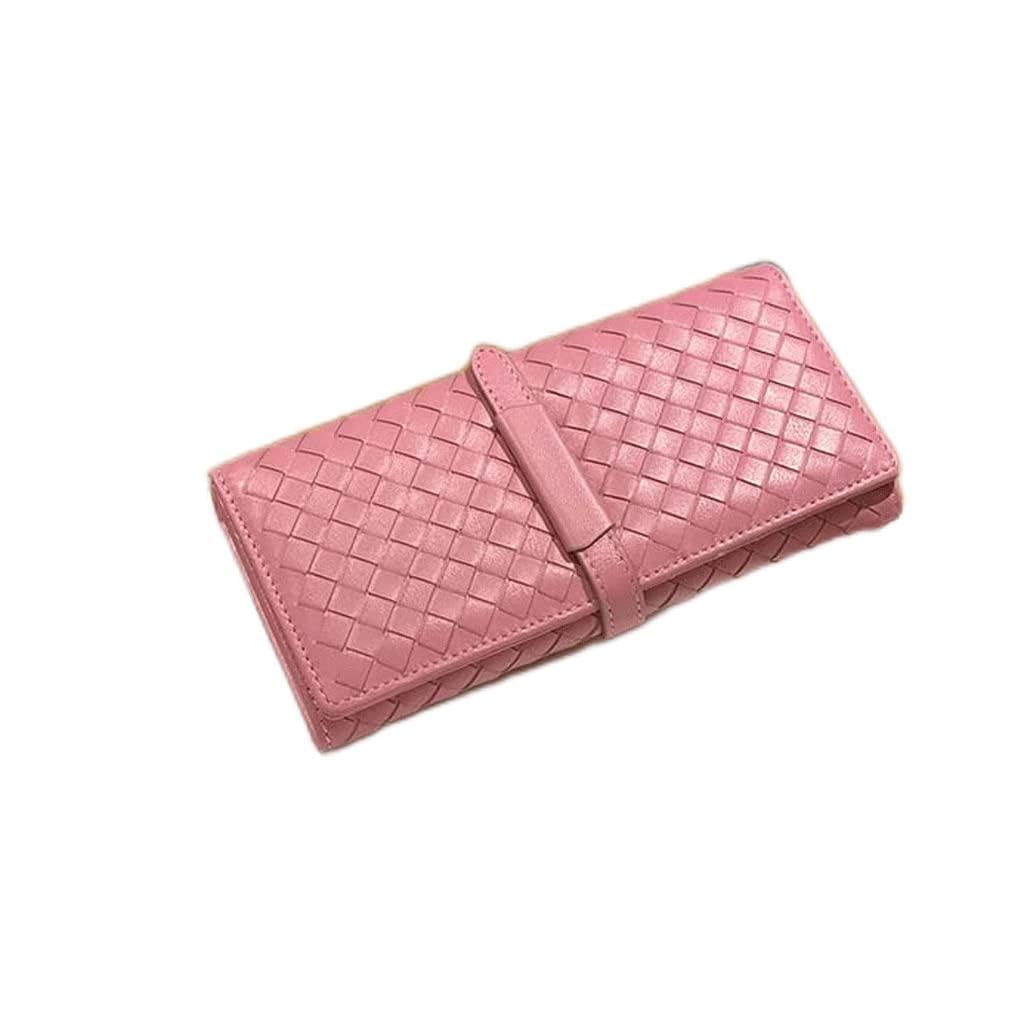 LIOONS Wallet Women's Leather Wallet Multi Card Slot Storage Card Holder Portable Simple Coin Purses Long Style Coin Purse Unisex Tear-Resistant