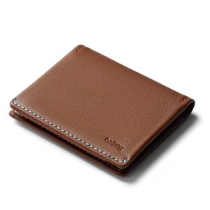 Bellroy Slim Sleeve, slim leather wallet (Max. 8 cards and bills) - Hazelnut