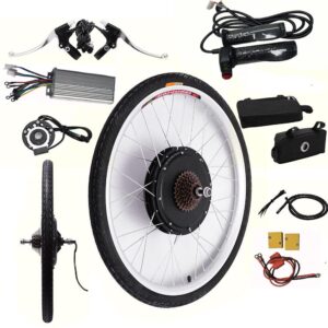 electric bicycle motor kit 48v 1000w 26"x1.57"rear wheel powerful motor e-bike conversion kit w/lcd display