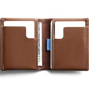 Bellroy Slim Sleeve, slim leather wallet (Max. 8 cards and bills) - Hazelnut