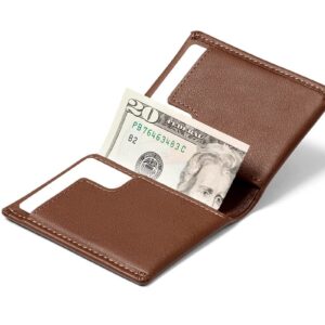 Bellroy Slim Sleeve, slim leather wallet (Max. 8 cards and bills) - Hazelnut