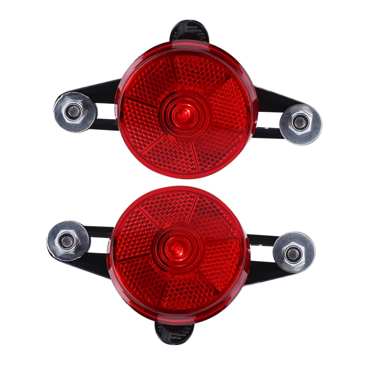 INOOMP 6 Pcs Tail Light Bike Lights Rechargeable Accessories for Motorcycles Waterproof Bike Light Motorcycle Accessories Road Signal Lamp Red Plastic Signal Light Mountain Bike