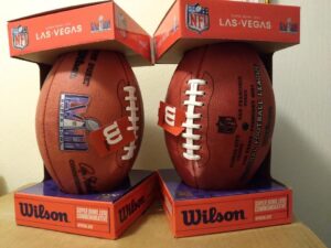 wilson super bowl 57 official leather game football - chiefs vs. eagles