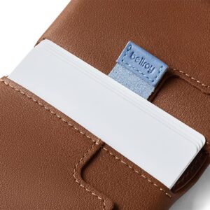 Bellroy Slim Sleeve, slim leather wallet (Max. 8 cards and bills) - Hazelnut