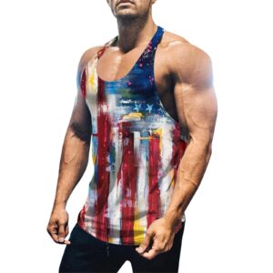 kamemir men's quick dry sports tank tops athletic gym bodybuilding fitness sleeveless shirts for beach running workout vest for men red