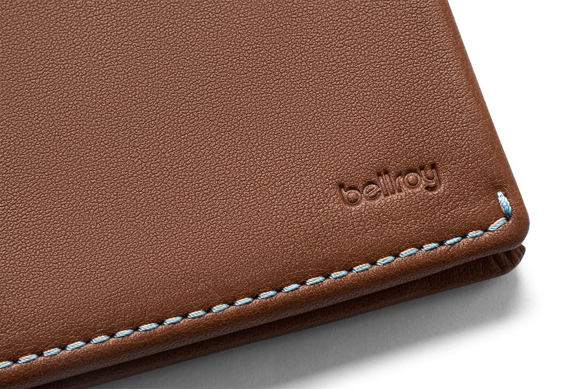 Bellroy Slim Sleeve, slim leather wallet (Max. 8 cards and bills) - Hazelnut