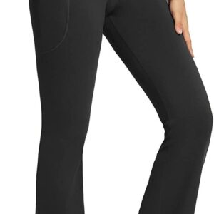 Aricy Women Bootcut Yoga Pants 2023 High Waisted Flare Leggings Workout Leggings Casual Soft Pants Comfy Palazzo Athletic Wide Leg Pants with Pocket Sports Fitness Sweatpants Girl Active Yoga Pants