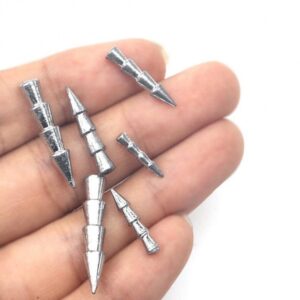 WellieSTR 30pcs (4.0g) Nail Weights Insert Sinkers Neko Weight Neko Rig Nail Weight Sinkers Connector Fishing Insert Weight for Neko/Wacky Rig Fishing,Worms Fishing Accessories Tools Fish Tackle