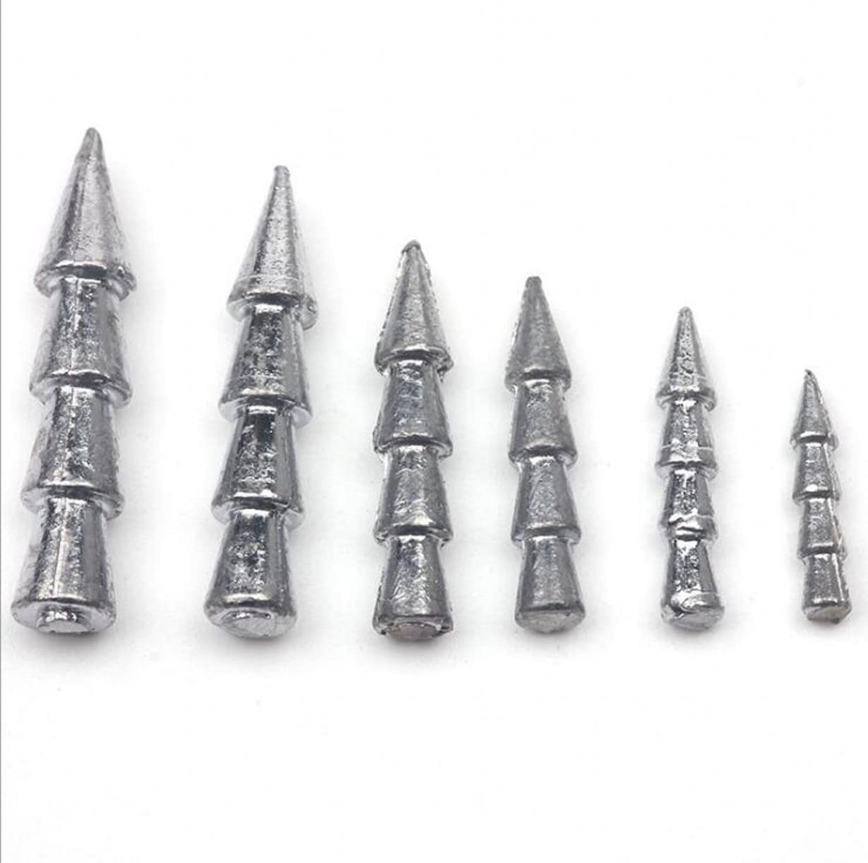 WellieSTR 30pcs (2.0g) Nail Weights Insert Sinkers Neko Weight Neko Rig Nail Weight Sinkers Connector Fishing Insert Weight for Neko/Wacky Rig Fishing,Worms Fishing Accessories Tools Fish Tackle