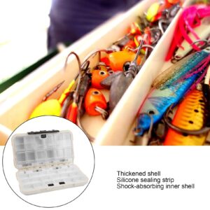 Yuecoom Fishing Tackle Box, Waterproof Detachable Multi Compartment Tackle Box Organizer, Portable Lure Storage Box