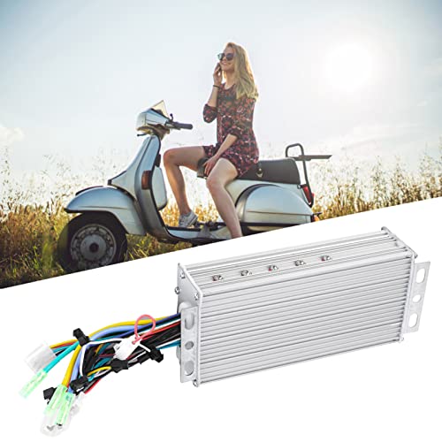 Cryfokt 1000W Motor Controller Brushless Motor Controller Plastic + Metal Brushless Controller Kit for Ebike Scooter Electric Skateboard Scooter Electric Bicycle (1000W60V)