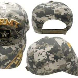 U.S. Army Star Logo Camo Camouflage Ball Cap Baseball Embroidered Hat