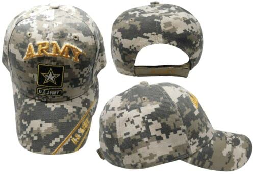 U.S. Army Star Logo Camo Camouflage Ball Cap Baseball Embroidered Hat