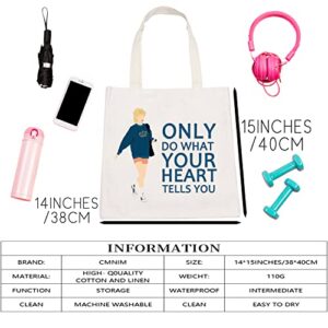 CMNIM Princess Dian- Tote Bag Princess Gift Lady Dian- Motivation Quote Only Do What Your Heart Tells You Shoulder Bag (Princess Dianan Tote Bag)