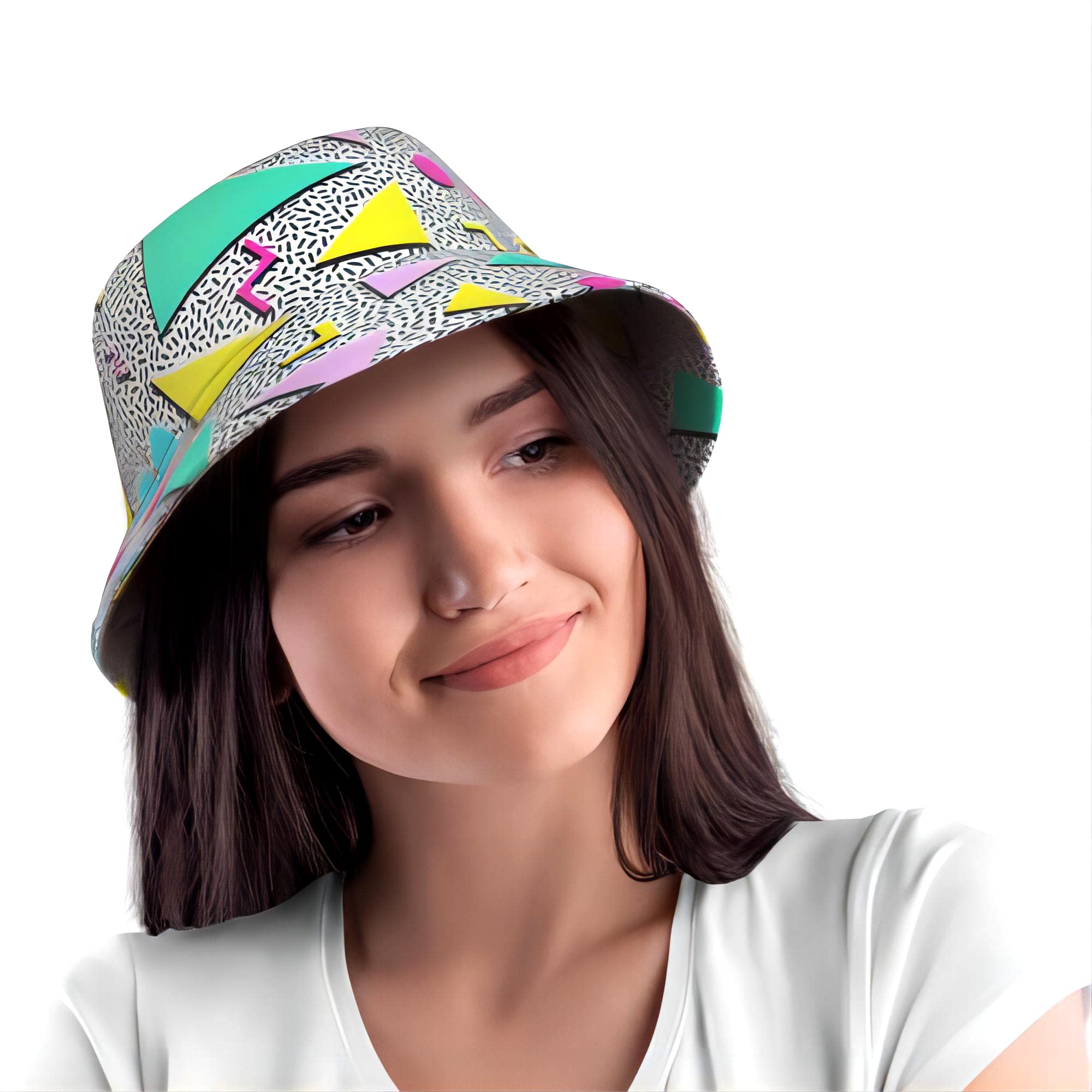 80s 90s Outfit for Women Men, 80s 90s Bucket Hats Fashion Sun Cap Packable Outdoor Rave Accessories Fisherman Hat for Women Men