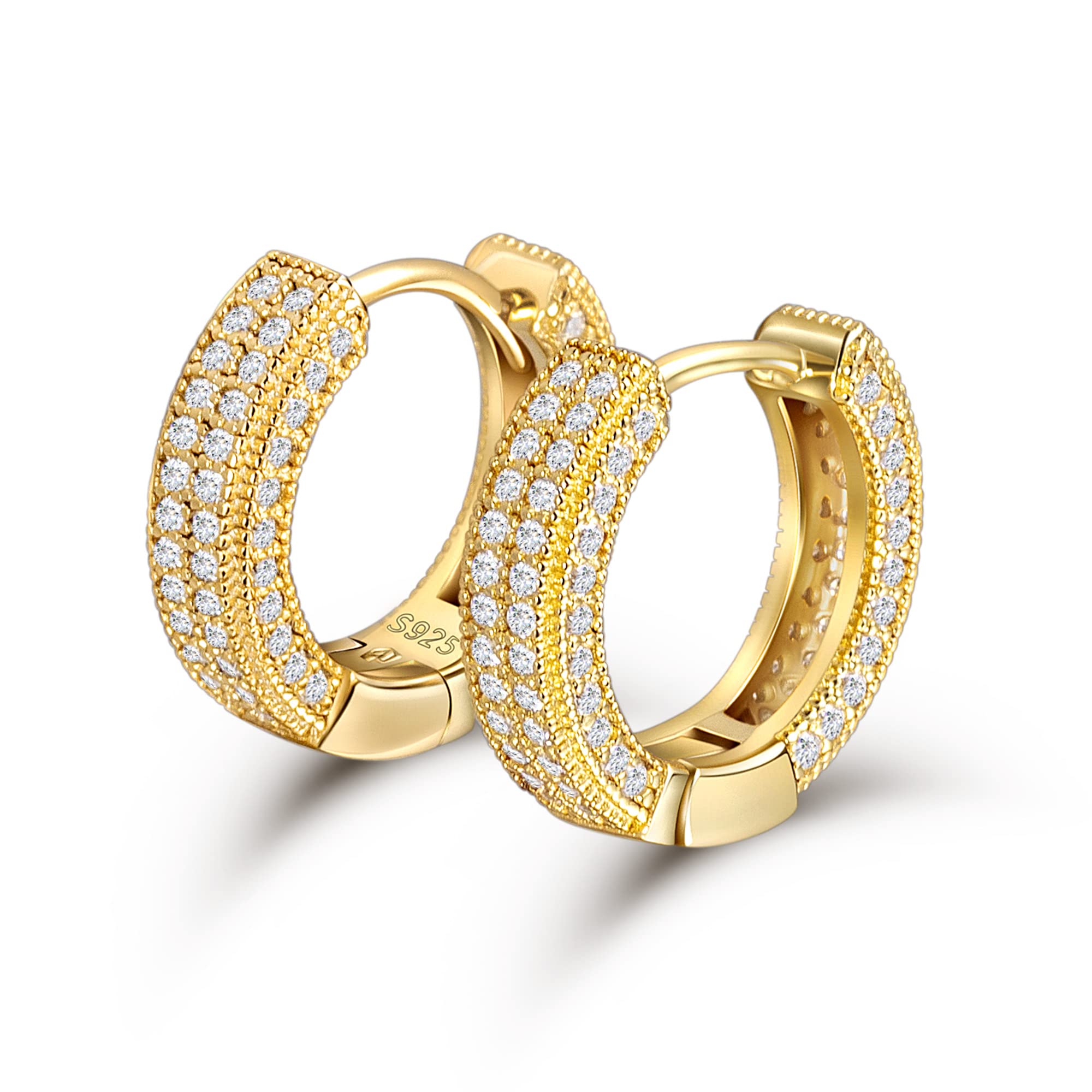 HELLOICE Moissanite Earring (Gold)