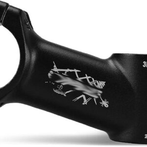 ZECHAO 31.8mm Mountain Bike Stem,17/25 Degree Ultralight Bike Stem 70/80/90/100/110mm Road Bike Aluminum Stem Mountain Power Parts Bike Stem (Color : 17 Degree, Size : 110mm)