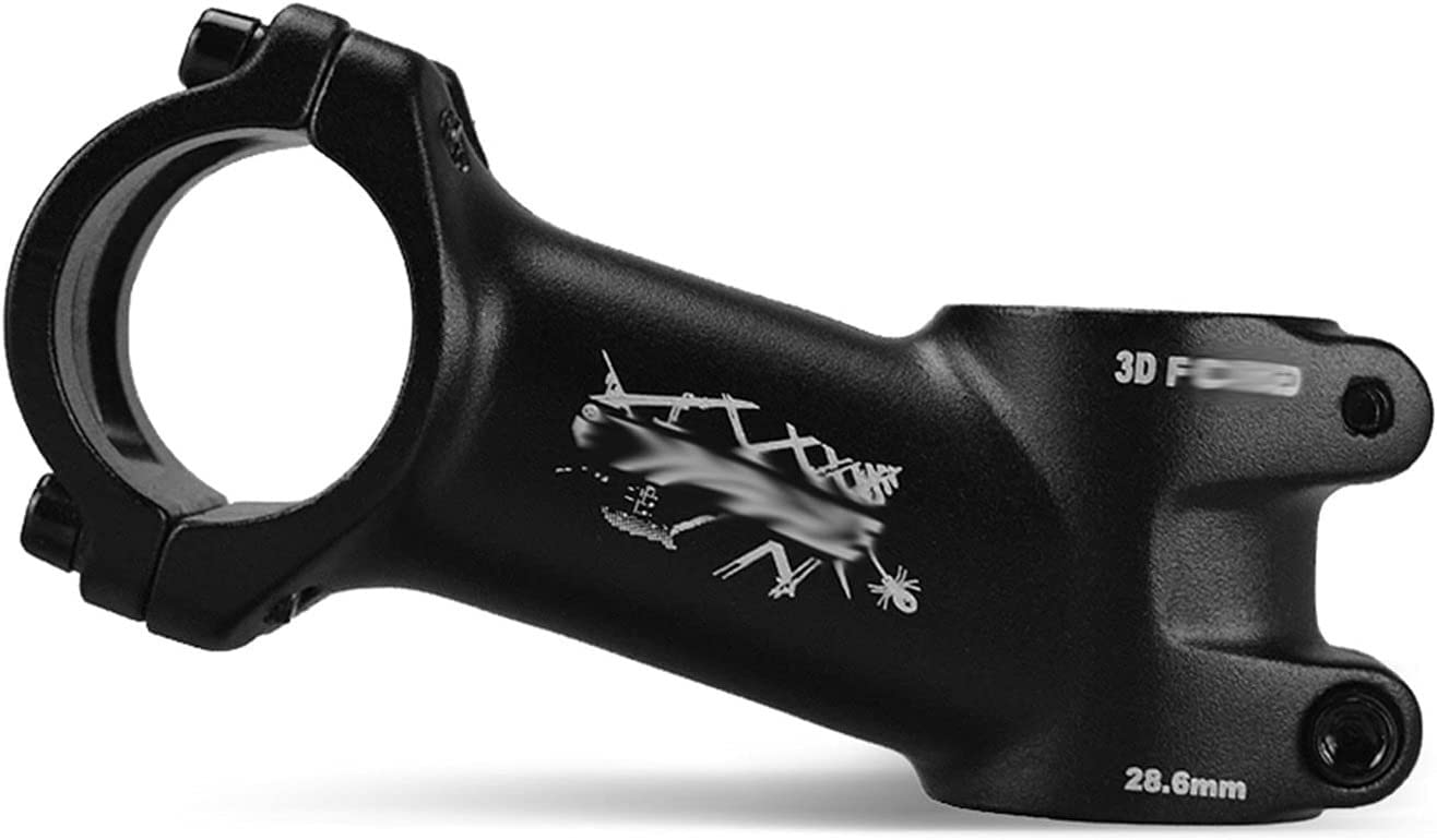 ZECHAO 31.8mm Mountain Bike Stem,17/25 Degree Ultralight Bike Stem 70/80/90/100/110mm Road Bike Aluminum Stem Mountain Power Parts Bike Stem (Color : 17 Degree, Size : 110mm)