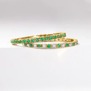 RS Pure by Ross-Simons 0.33 ct. t.w. Gemstone Eternity Band in 14kt Yellow Gold