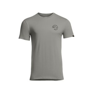 sitka gear men's everyday ram tee, field gray, m