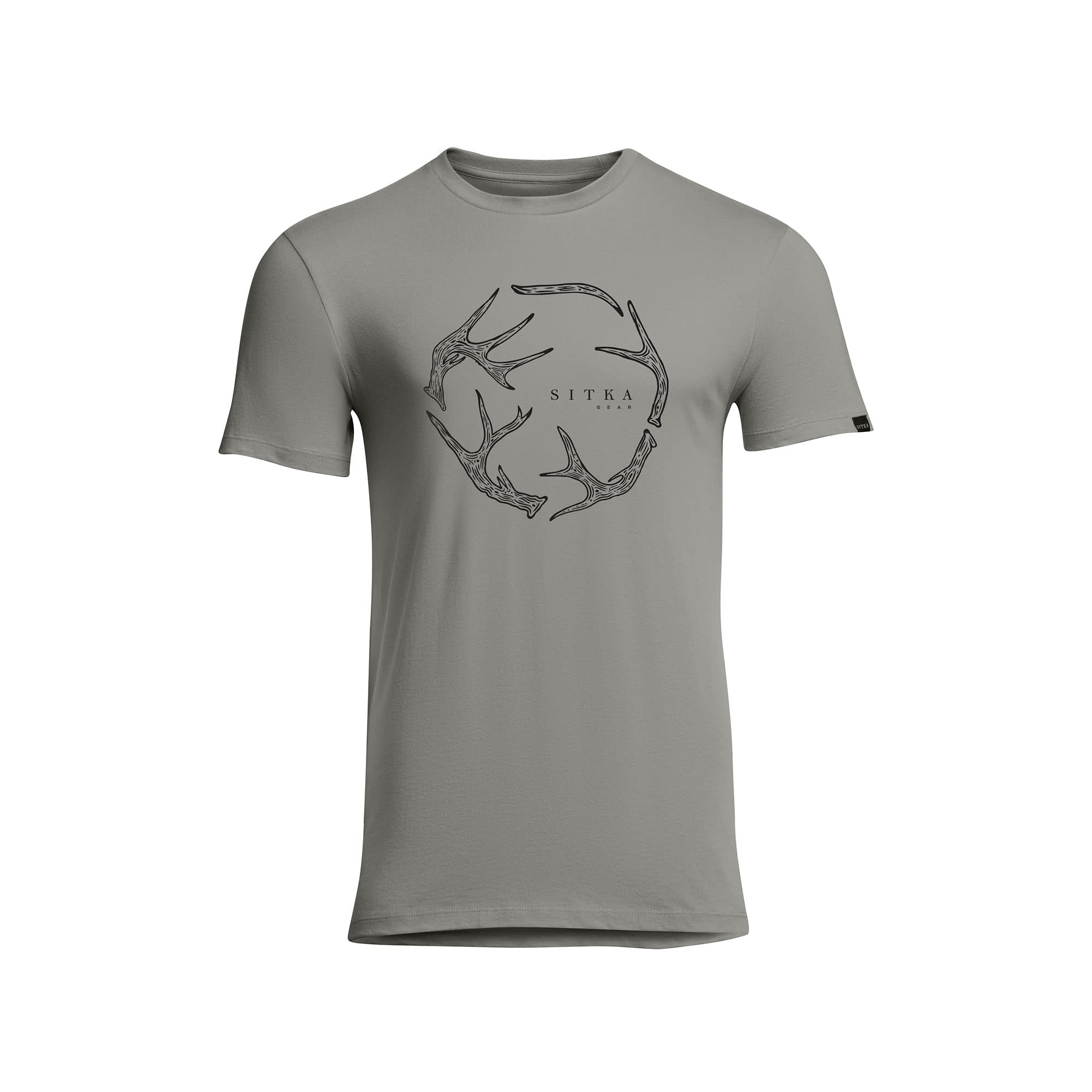 SITKA Gear Men's Everyday Antler Evo Tee, Field Gray, L