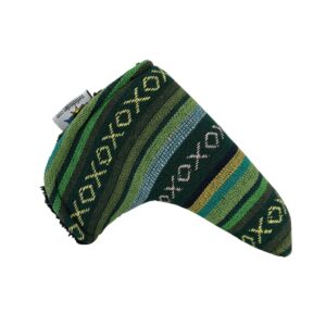 Evergreen Hand Woven Blade Putter Cover with Magnetic Closure Sunfish Golf