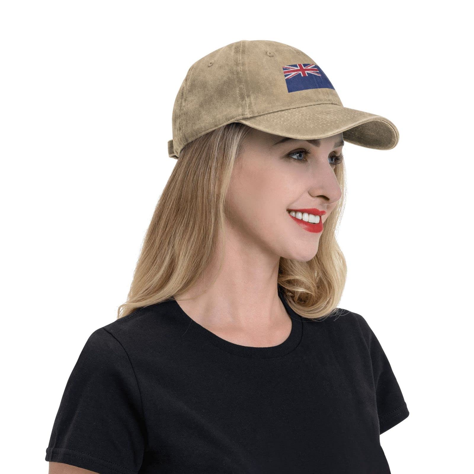 IMEEGIEN Flag of South Georgia and The South Sandwich Islands Baseball Cap for Men Women Vintage Cowboy Hat Adult Casquette Natural