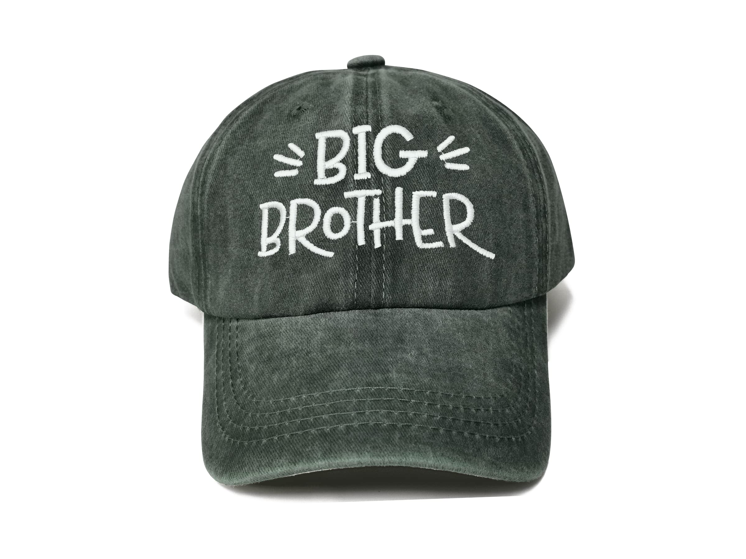 Hepandy Big Brother Gifts for Toddler Boy, Embroidered New Brother Baseball Hat for Kids Youth, Embroidery Adjustable Hat Trucker Hat