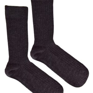 3 Pairs Womens Merino Wool Socks | Steven | Ladies Lightweight Warm Boot Socks (4-6, Dark Grey)