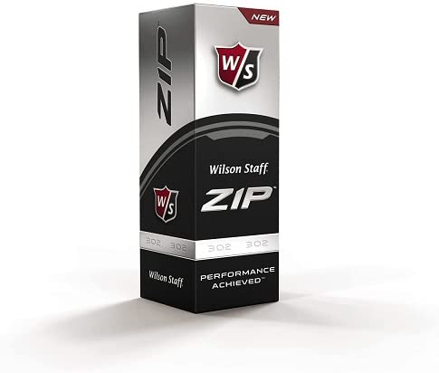 WILSON Staff Zip Golf Balls [48 Ball], Four 12 Packs (48 Balls Total) White