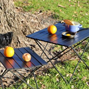 Nice C Camping Roll Up Table + Low Beach Chair