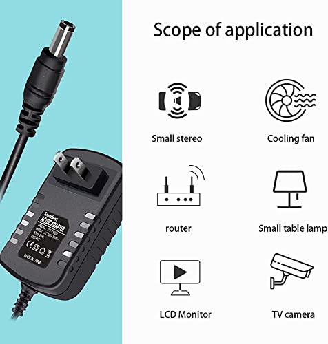 Dysead AC Adapter Compatible with Icom IC-F3263DT/DS IC-F4263DT/DS VHF UHF Transceiver Radio Power