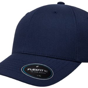 The Hat Pros | Flexfit NU Tri-Layer Men's Athletic Baseball Hat Fitted 6100NU Cap (as1, Alpha, l, x_l, Navy)