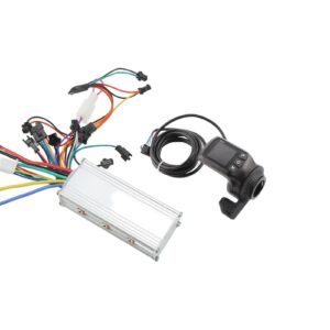 Alomejor Electric Brushless Controller, GZ3 LCD Display 2 in 1 48/60V 500W Scooter Controller Set for 22.5mm Diameter Handlebar